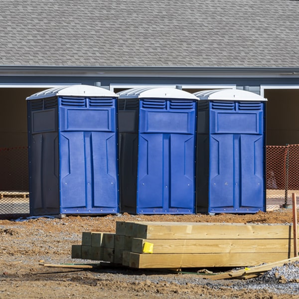 are there any restrictions on what items can be disposed of in the portable restrooms in Mastic New York